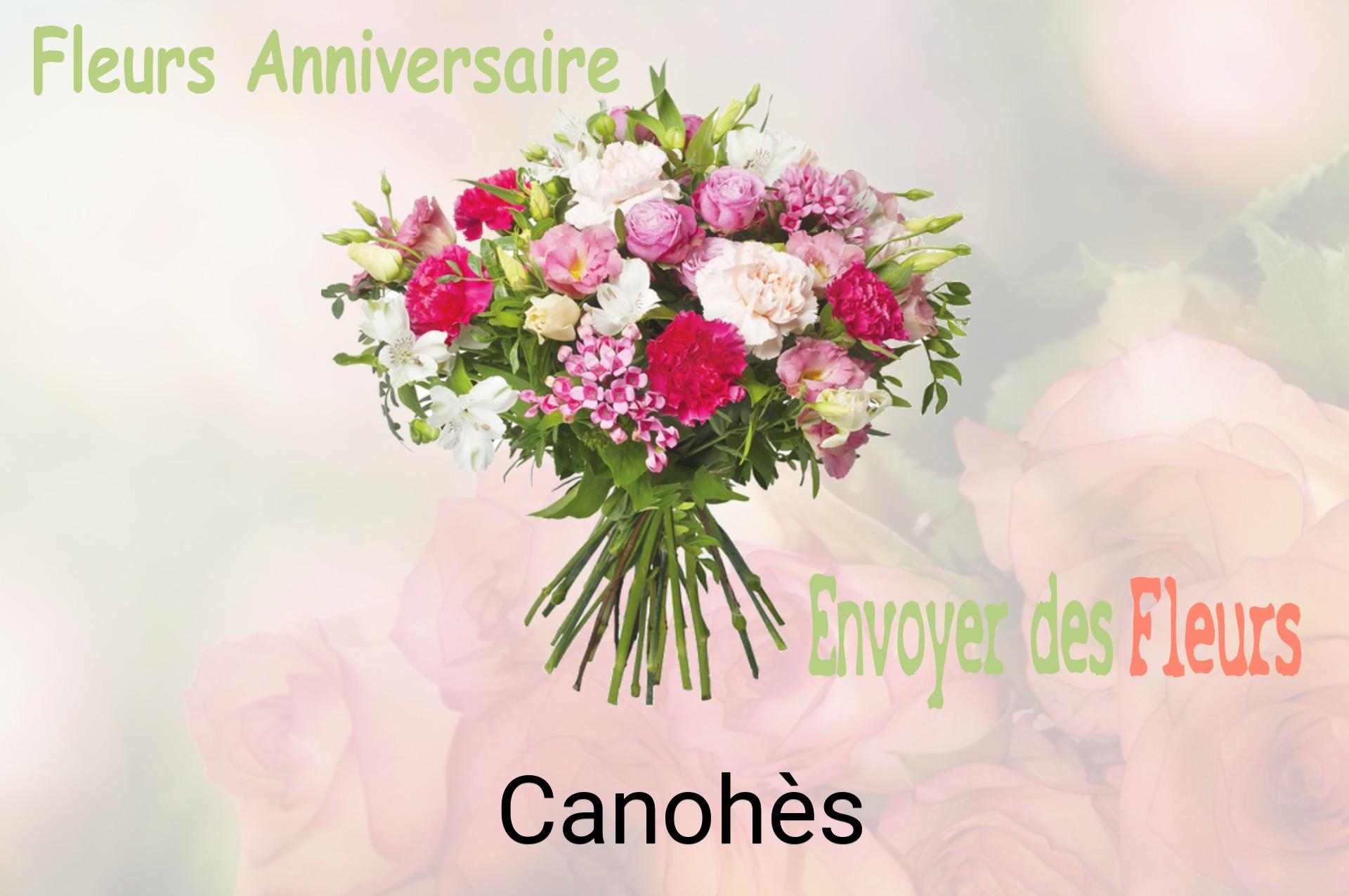 Bouquet de fleurs d’anniversaire livré à Canohès